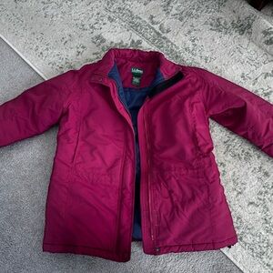 LL Bean Burgundy Jacket
